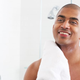 Image for article titled Shirtless Man Turns Face From Side To Side In Mirror While Running Hands Down Smooth Face